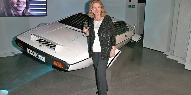 Actress Valerie Leon attends a party ahead of the opening of the Bond In Motion exhibition at the London Film Museum on March 18, 2014 in London. The Exhibition is the largest official collection of original Bond vehicles and opens on the 21st March to the general public.