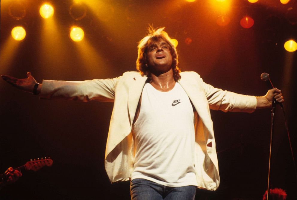 PHOTO: MINNEAPOLIS - MAY 2: Eddie Money performs at the Orpheum Theatre in Minneapolis, Minnesota on May 2, 1987. (Photo by Jim Steinfeldt/Michael Ochs Archives/Getty Images) 