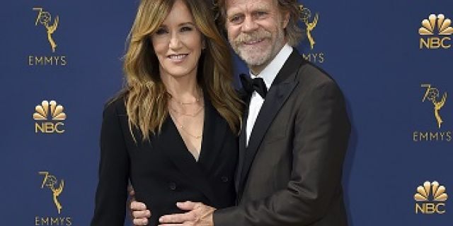 Huffman's husband William H. Macy wrote a letter praising Huffman’s character and asking for mercy. (Photo by Jordan Strauss/Invision/AP, File)