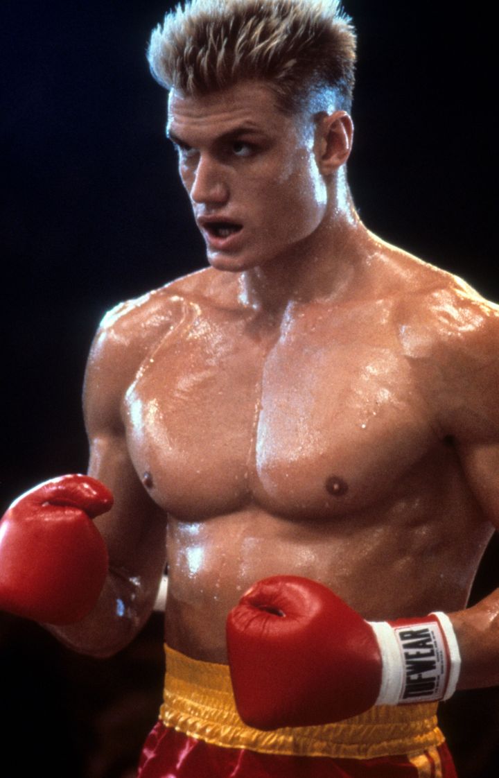 Lundgren as Ivan Drago in a scene from "Rocky IV."