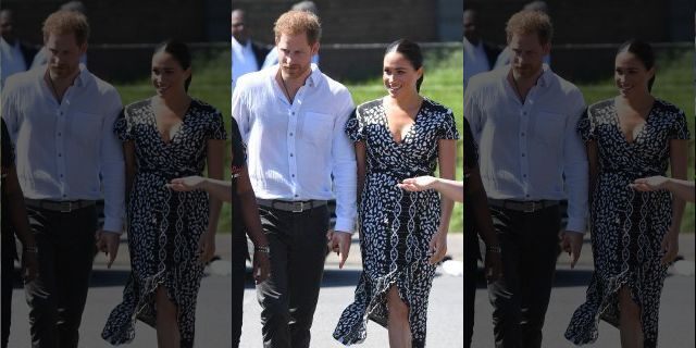 Prince Harry, Duke of Sussex and Meghan, Duchess of Sussex visit a workshop that teaches children about their rights, self-awareness and safety during their royal tour of South Africa on September 23, 2019 in Cape Town, South Africa. 