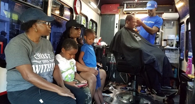 Harlem barbershop