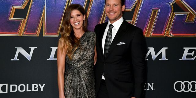 Katherine Schwarzenegger and Chris Pratt attends the World Premiere of Walt Disney Studios Motion Pictures "Avengers: Endgame" at Los Angeles Convention Center on April 22, 2019 in Los Angeles, California. 