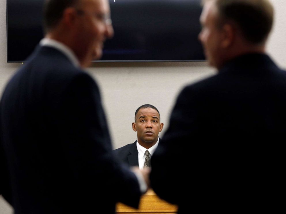 PHOTO: Texas Ranger David Armstrong testifies in fired Dallas police officer Amber Guygers murder trial, Sept. 25, 2019, in Dallas.