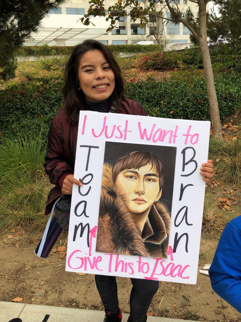 Andy, a stan for Bran at Comic-Con.