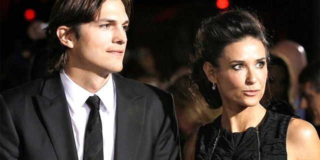 Ashton Kutcher and Demi Moore at the premiere of "No Strings Attached" at the Regency Village Theatre in Los Angeles, Jan. 11, 2011. Moore alleged that Kutcher shamed her for her alcohol abuse during their marriage.