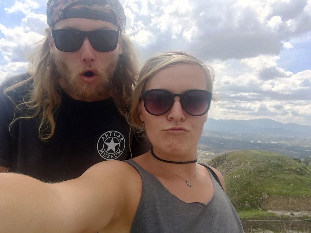 PHOTO: In this undated photo provided by the Deese family of Chynna Deese, 23-year-old Australian Lucas Fowler, left, and 24-year-old American girlfriend Chynna Deese poses for a selfie. 