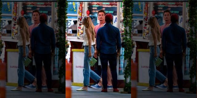 Gigi Hadid (L) and Tyler Cameron are seen in SoHo on Aug. 20, 2019 in New York City.