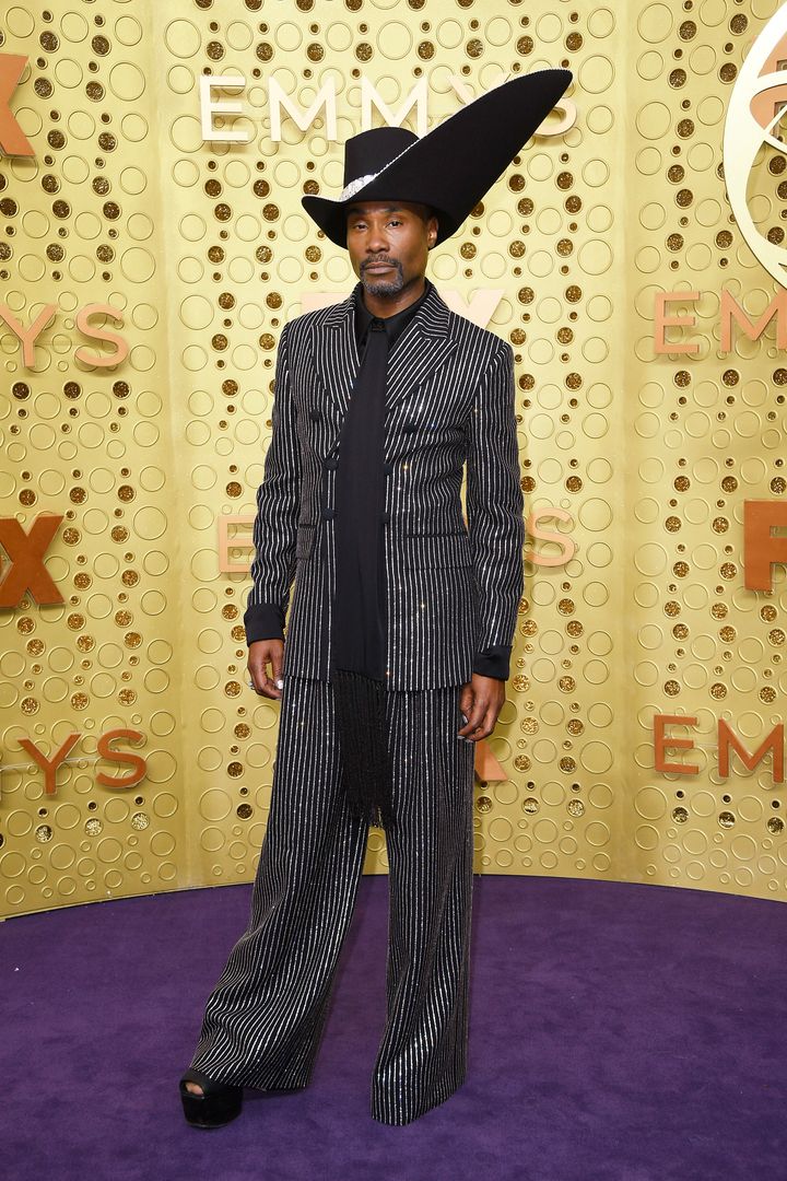 &ldquo;It is very edgy, very on the pulse,&rdquo; actor Billy Porter said of his&nbsp;Michael Kors suit and an asymmetrical h