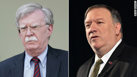 Tensions rise between Pompeo and Bolton