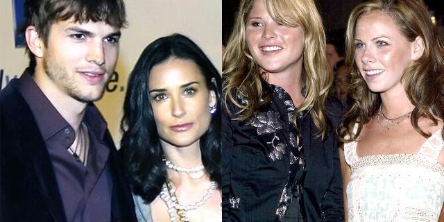 Demi Moore claims in her new book that Jenna Bush and Barbara Bush, right, smoked out of a bong at one of Ashton Kutcher's parties.