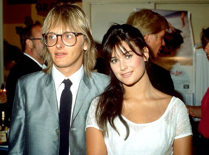 Demi Moore and husband Freddy Moore in 1983.