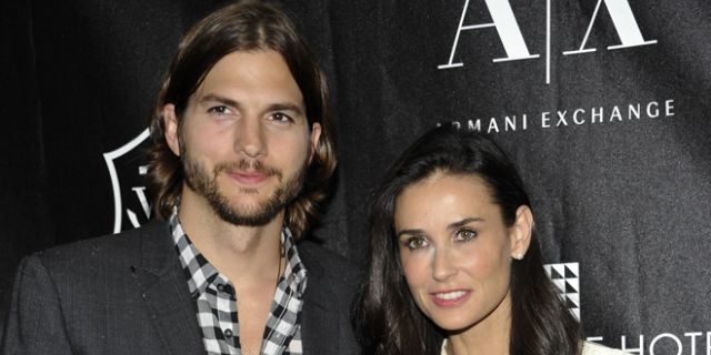 An industry source told People Demi Moore, right, “was confused about her life and what direction her career would take as she got older” after split from Ashton Kutcher, left.