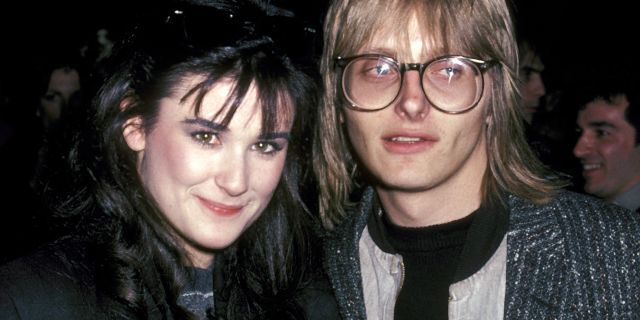 Demi Moore and Freddy Moore during "Fridays" Wrap Party at ABC Studios in Los Angeles, California, United States.