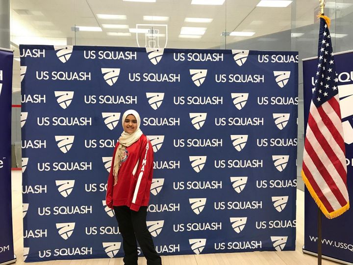 Fatima Abdelrahman is a 13-year-old&nbsp;U.S. national squash team player.