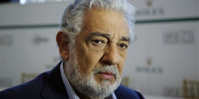 Spanish tenor Placido Domingo gives details about the opera competition Operalia at the Dorothy Chandler Pavilion in Los Angeles, Tuesday, Aug. 26, 2014.