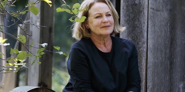 In this Friday, July 12, 2019 file photo, retired opera singer Patricia Wulf poses for a portrait at her home in Virginia. Wulf told the AP that Placido Domingo would confront her night after night when they performed together with the same whispered question, uttered very close to her face: “‘Patricia, do you have to go home tonight?’”