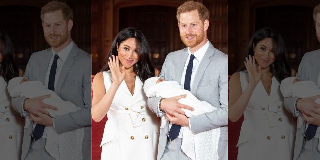 Meghan Markle and Prince Harry greet the press as they debut Baby Sussex. The couple met reporters at Windsor Castle, where they also met with Queen Elizabeth II and Prince Philip, Duke of Edinburgh.