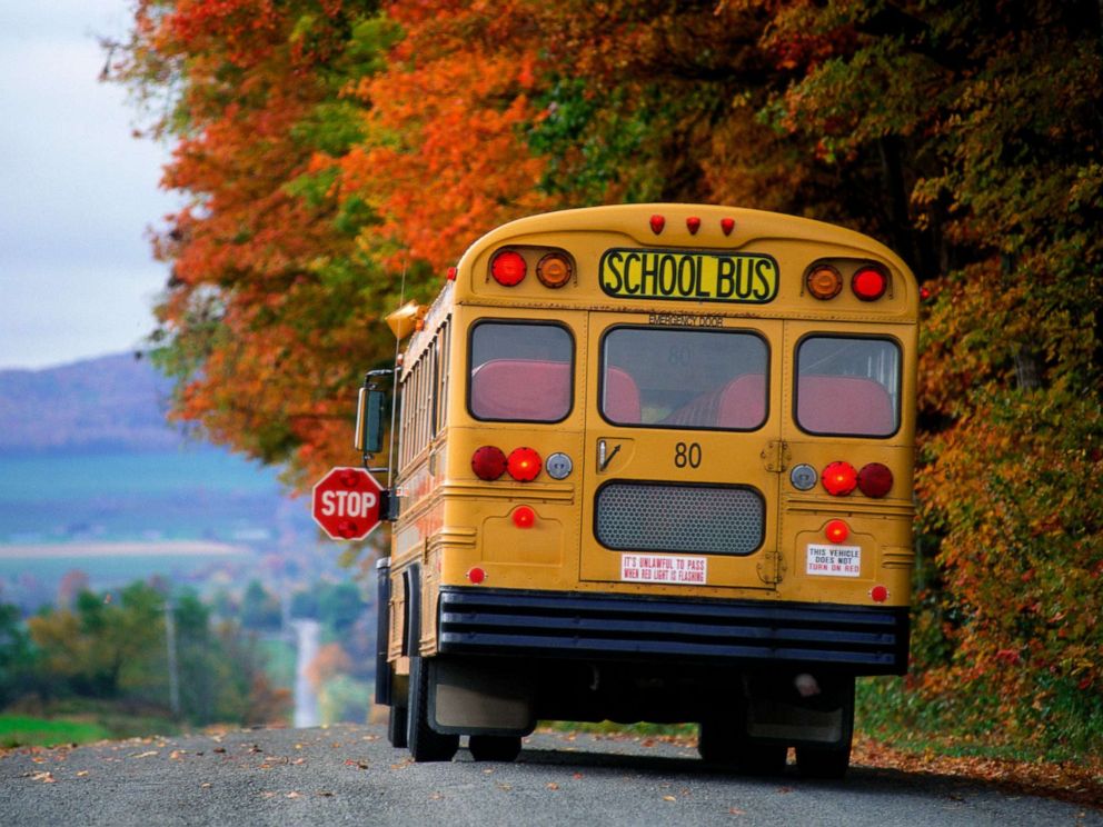 PHOTO: A school bus makes a stop in this stock photo.