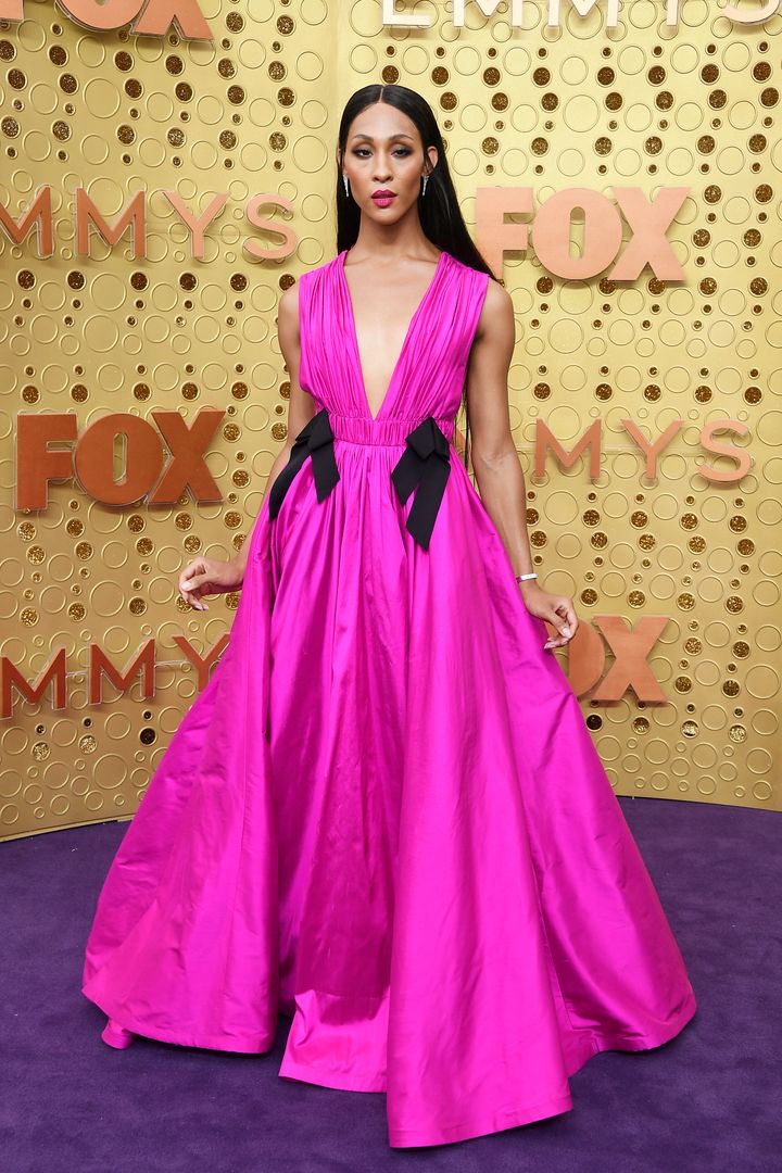 Mj Rodriguez attends the 71st Emmy Awards at Microsoft Theater on September 22, 2019 in Los Angeles, California.&nbsp;