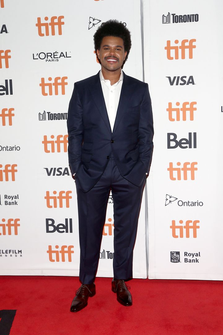 The Weeknd attends the "Uncut Gems" premiere during the 2019 Toronto International Film Festival on Sept. 9 in Toronto.&nbsp;