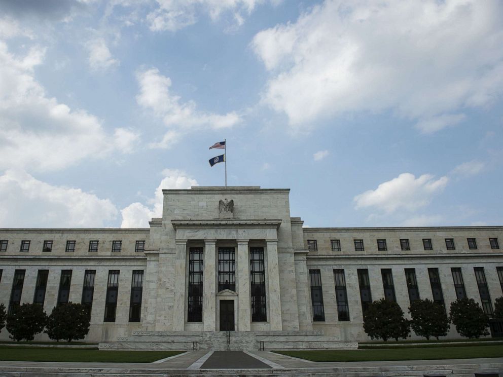 PHOTO: In this file photo taken on June 14, 2017, the U.S. Federal Reserve is seen in Washington.