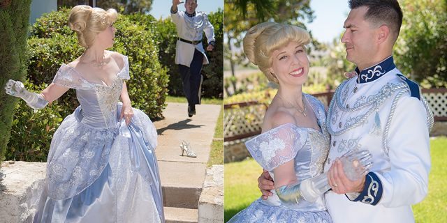 Mandy Pursley was inspired to dress up as the famous princess after her 8-year-old daughter studied the fairy tale in school.