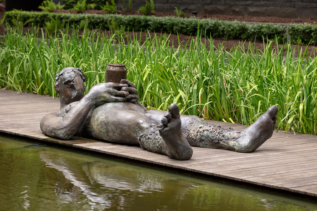 Nicole Eisenman, 'Sketch for a Fountain' (detail), 2017 (cast 2018-19), bronze