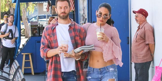 LOS ANGELES, CA - SEPTEMBER 30: Nikki Bella and Artem Chigvintsev are seen on September 30, 2019 in Los Angeles, California. (Photo by BG005/Bauer-Griffin/GC Images)