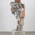 Damián Ortega, 'Monster,' 2019, concrete base, metallic structure, scraps and pieces of tiles, clay bricks, and concrete figures