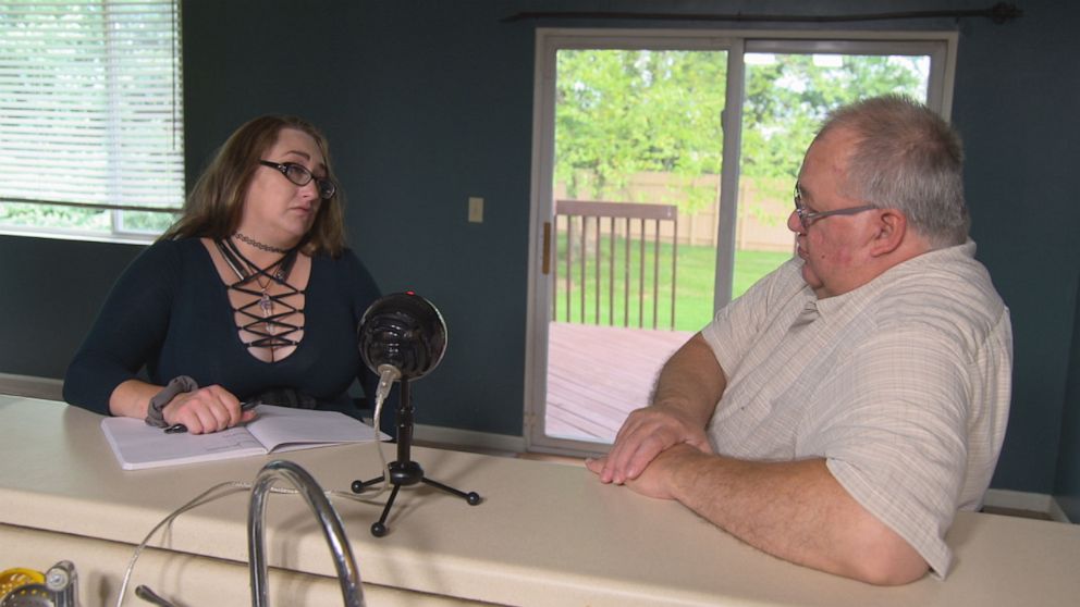 PHOTO: Heather Robinson interviewed her adoptive father, Donald Robinson, for her future podcast “The Lisa Stasi Effect” which she shared with “20/20.” 