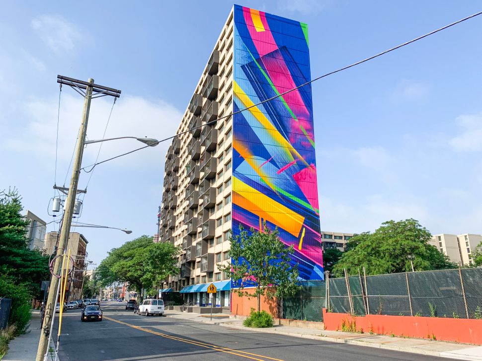 MadC's new mural in Jersey City.