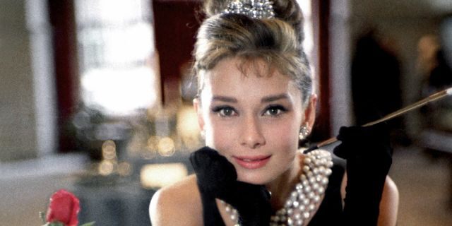 Audrey Hepburn poses for a publicity still for the Paramount Pictures film "Breakfast at Tiffany's" in 1961 in New York City, New York.