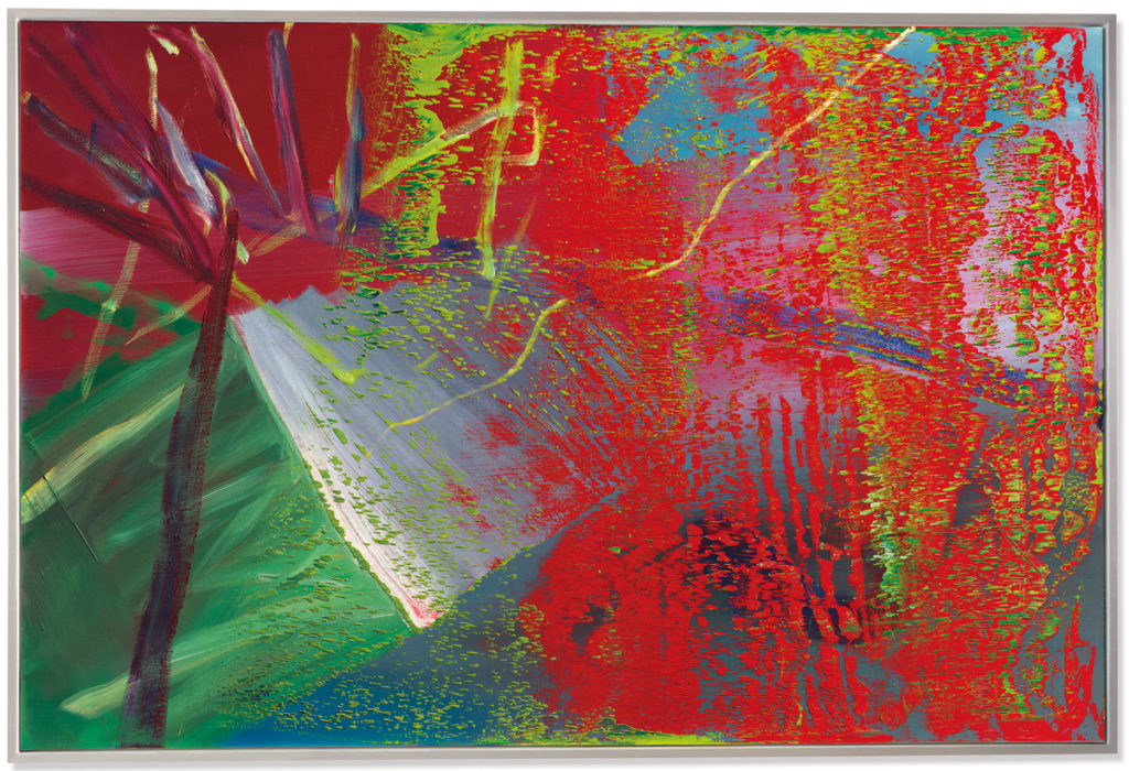 Gerhard Richter’s 1984 ‘Abstraktes Bild’ sold for $8.64 million at Christie’s London.