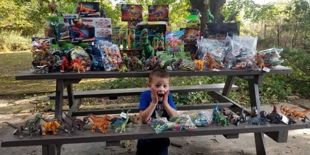 His mom shared his wish on Facebook, and the packages started rolling in.