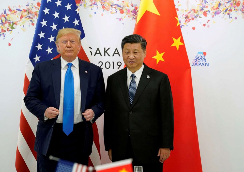 PHOTO: President Donald Trump and Chinas President Xi Jinping pose for a photo ahead of their bilateral meeting during the G20 leaders summit in Osaka, Japan, June 29, 2019.