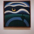 …is this stunning Tarsila do Amaral, titled 'The Moon' from 1928, which hangs across from a Brancusi bronze, on a mixed-media pedestal, and Picasso’s 'Three Musicians'.