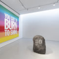 Installation view of 'John Giorno', 2019, at Sperone Westwater, New York.