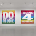 Installation view of "John Giorno," 2019, at Sperone Westwater, New York.