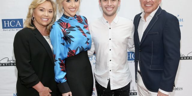 (L-R) Julie Chrisley, Savannah Chrisley, Chase Chrisley and Todd Chrisley from reality show, Chrisley Knows Best, attend the 17th annual Waiting for Wishes celebrity dinner at The Palm on April 24, 2018 in Nashville, Tennessee. (Photo by Terry Wyatt/Getty Images for The Kevin Carter Foundation)