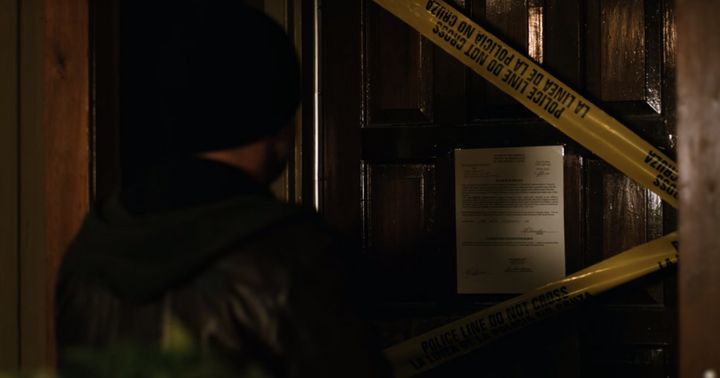 Jesse Pinkman arrives at Todd's apartment in "El Camino."