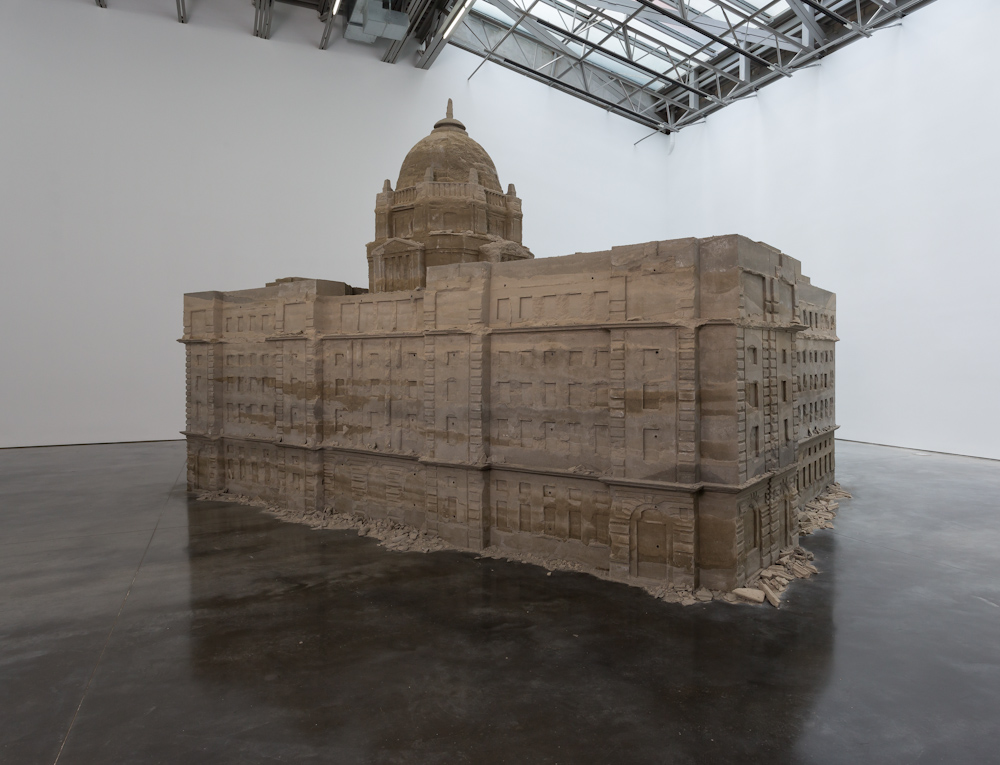 Huang Yong Ping, 'Bank of Sand, Sand of Bank', 2000, installation view at Gladstone Gallery, New York, 2018.
