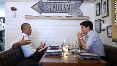 Obama endorses Trudeau for reelection ahead of Canadian vote