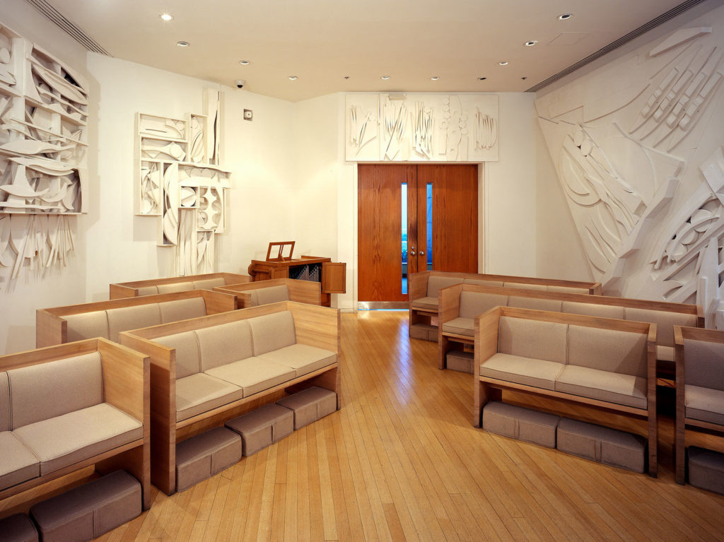 Louise Nevelson’s 'Chapel of the Good Shepherd,' 1977.