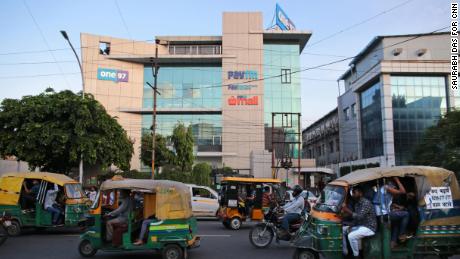Paytm&#39;s headquarters in Noida, India. (Saurabh Das for CNN)