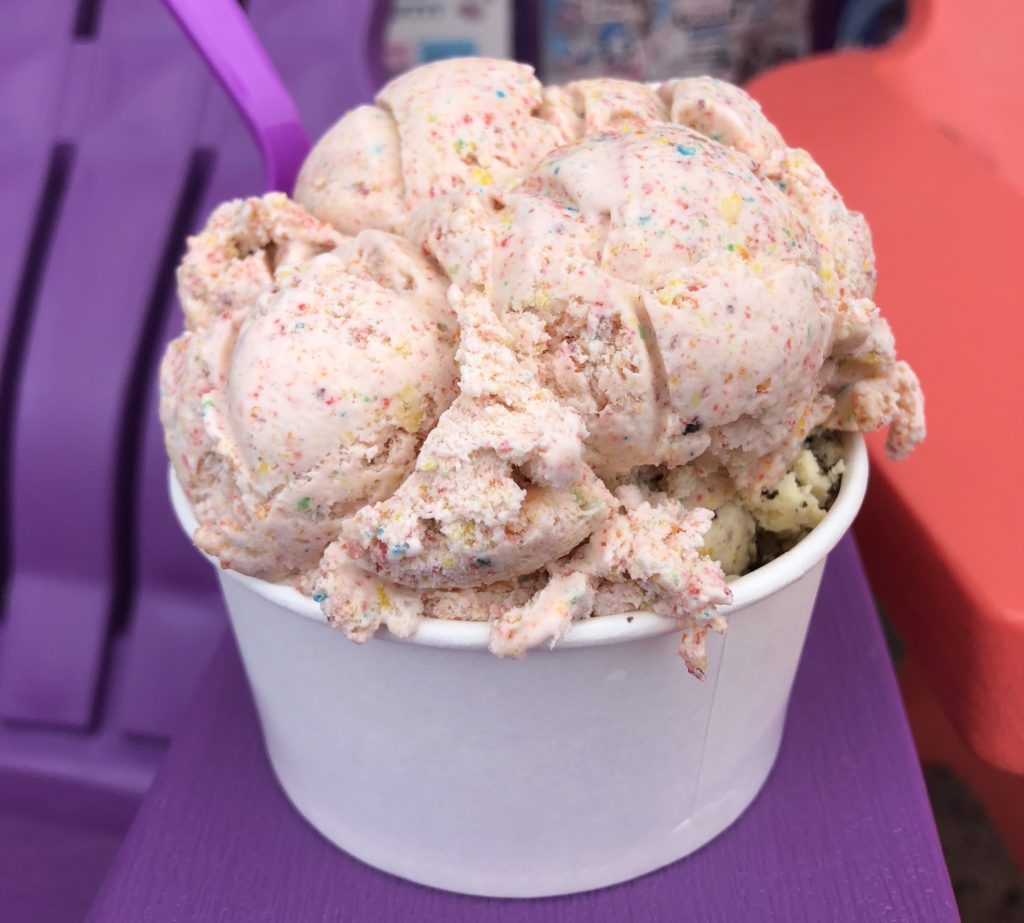 Fruity Pebbles ice cream at Max & Mina's