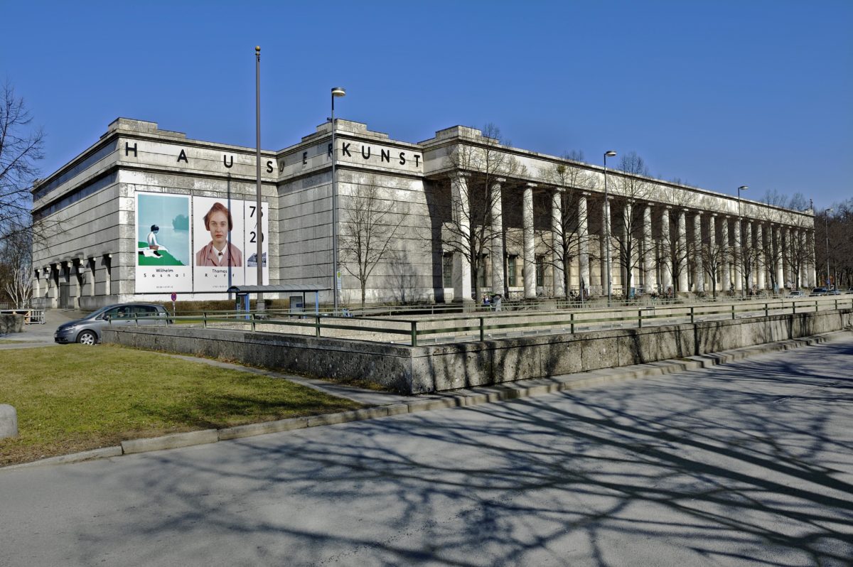 The Haus der Kunst.