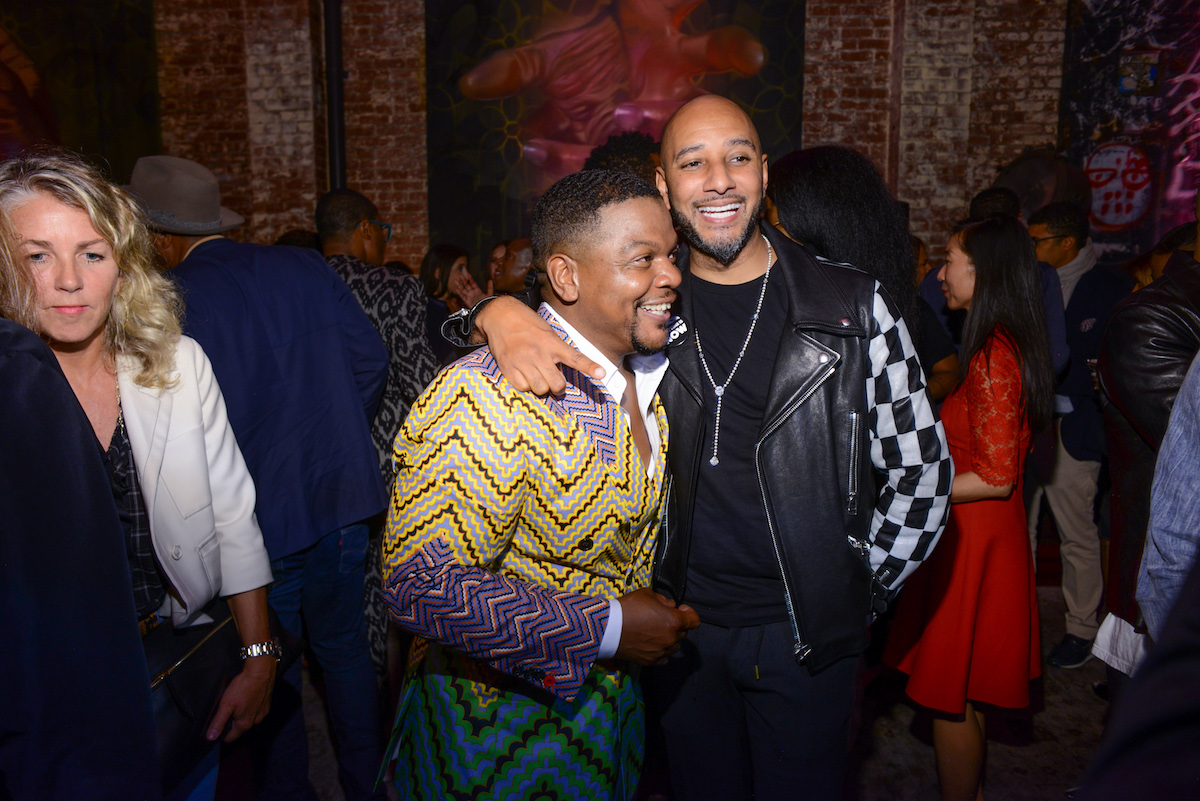 Kehinde Wiley and Swizz Beatz.