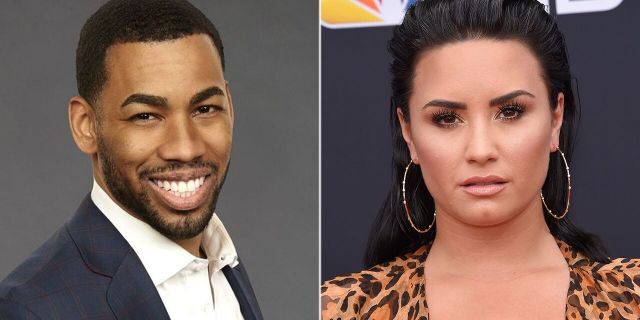 Mike Johnson of "The Bachelorette" has been flirty with Demi Lovato. Insiders claim they've been hanging out privately to get to know one another.