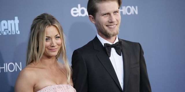 Kaley Cuoco revealed that she and husband Karl Cook aren't living together after more than one year of marriage.